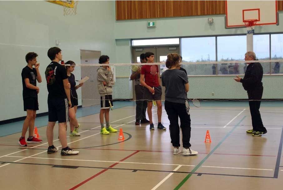 Provincial Team Players are given their tasks for the session. They learn independence and influence their own training. Each week one or two older players from Junior Development join in for the experience.